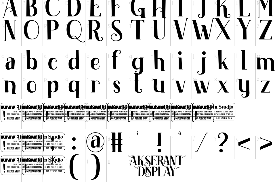 character map
